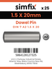 Simfix product label - 7A26015020-D