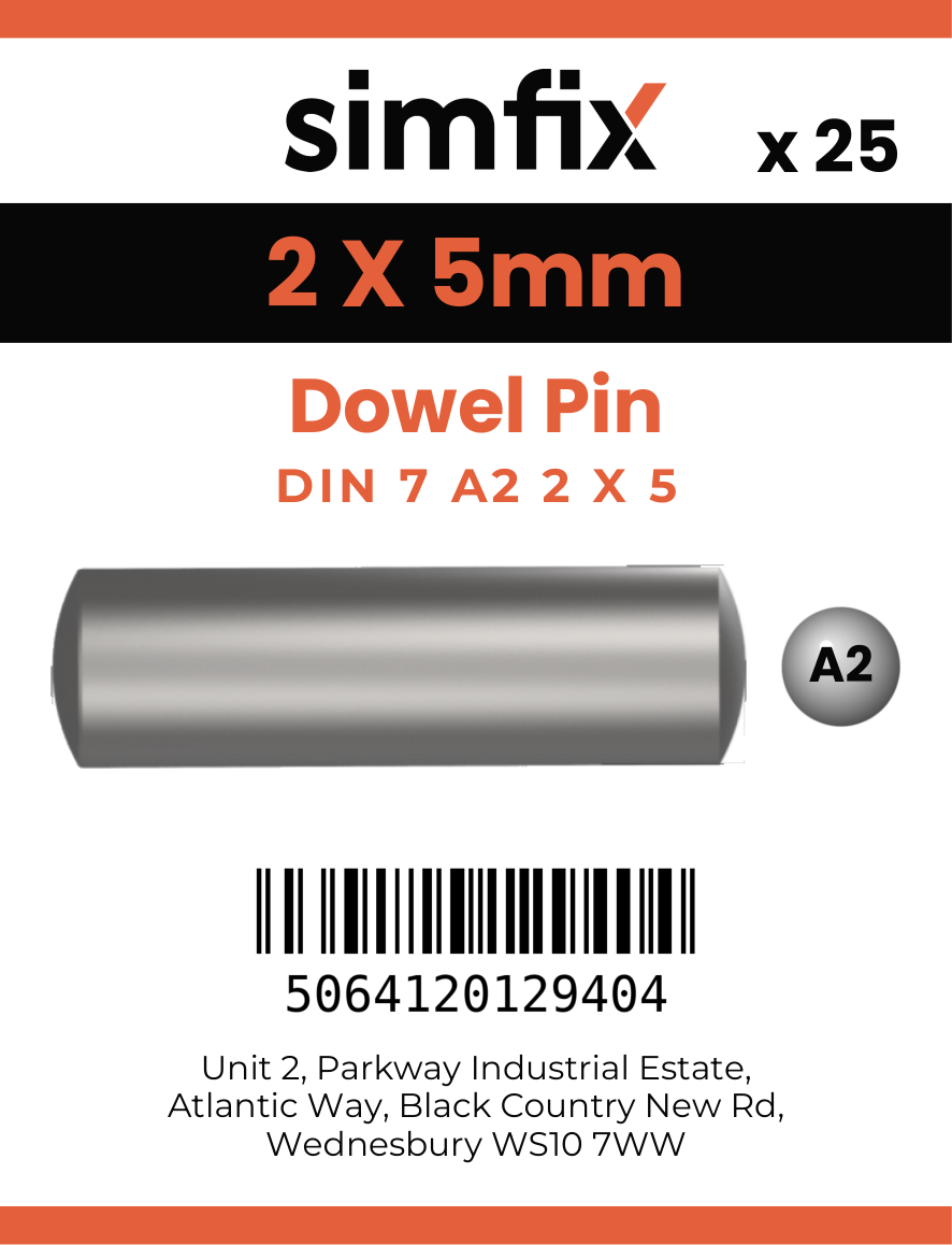 Simfix product label - 7A2602005-D