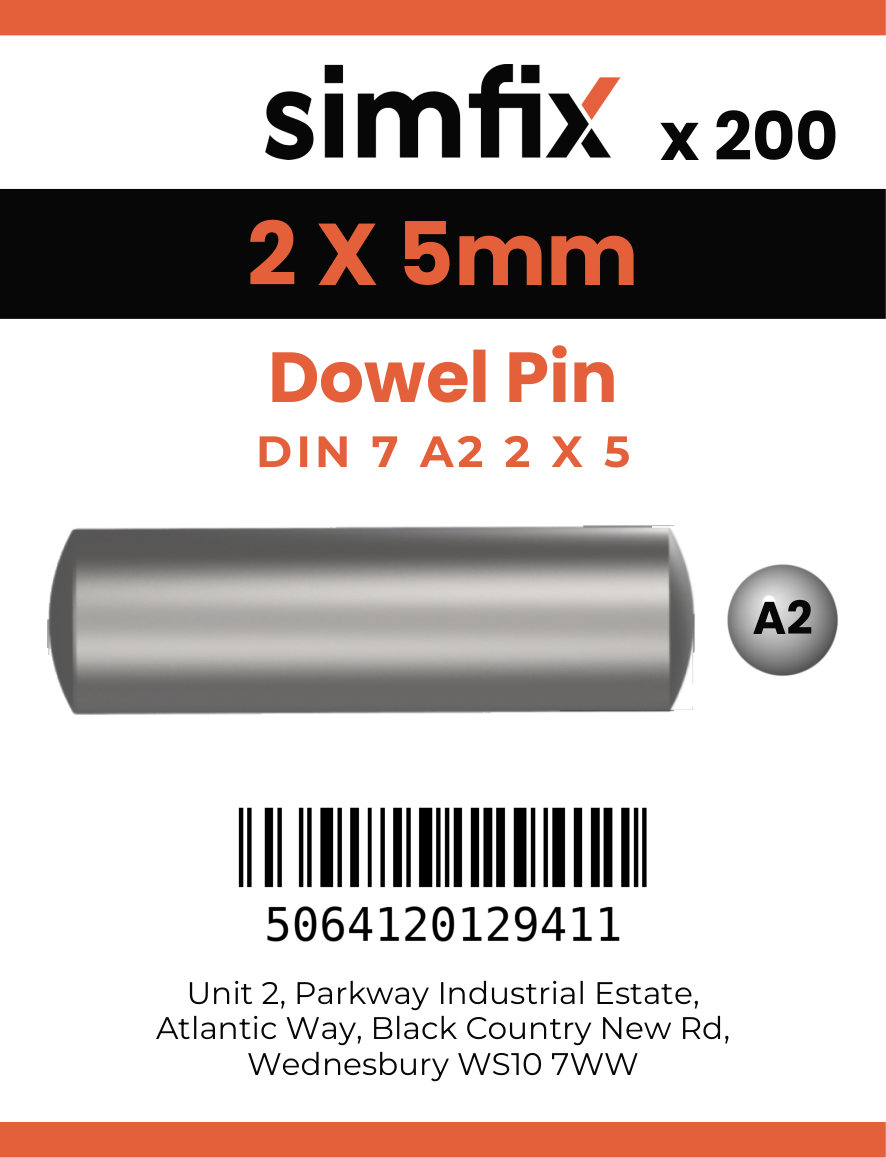 Simfix product label - 7A2602005-T