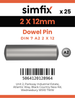 Simfix product label - 7A2602012-D