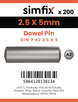 Simfix product label - 7A26025005-T