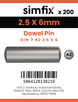 Simfix product label - 7A26025006-T