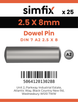 Simfix product label - 7A26025008-D