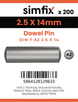 Simfix product label - 7A26025014-T
