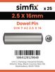 Simfix product label - 7A26025016-D