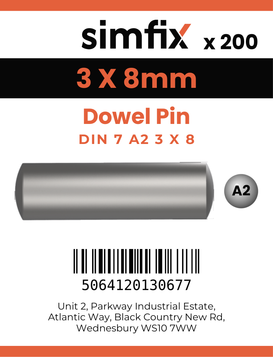 Simfix product label - 7A2603008-T