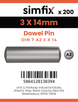 Simfix product label - 7A2603014-T