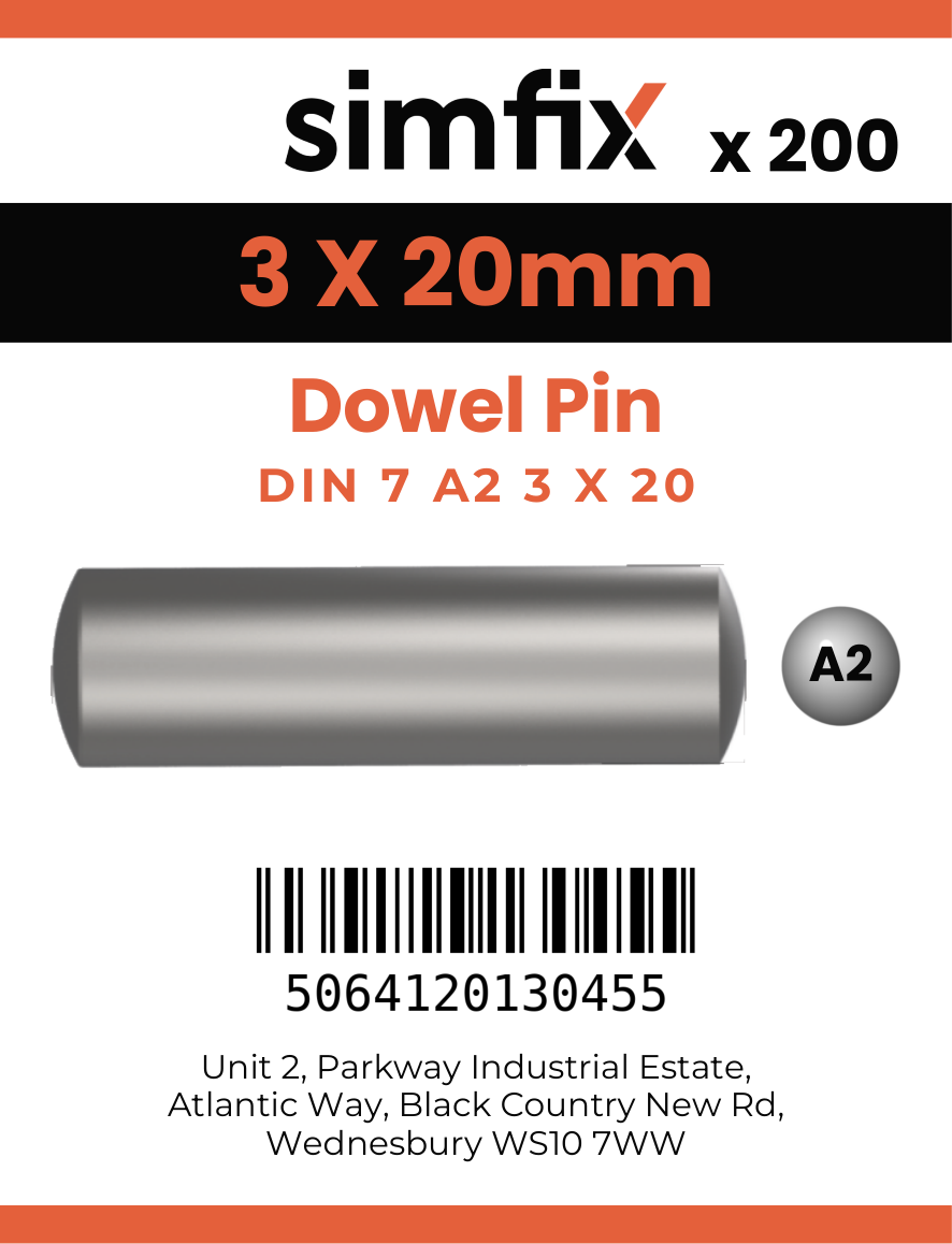 Simfix product label - 7A2603020-T