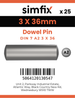 Simfix product label - 7A2603036-D