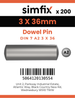 Simfix product label - 7A2603036-T