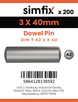 Simfix product label - 7A2603040-T