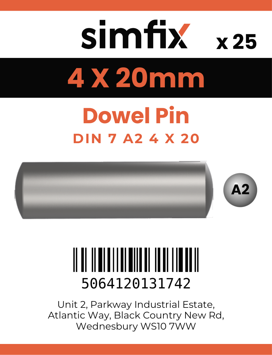 Simfix product label - 7A2604020-D