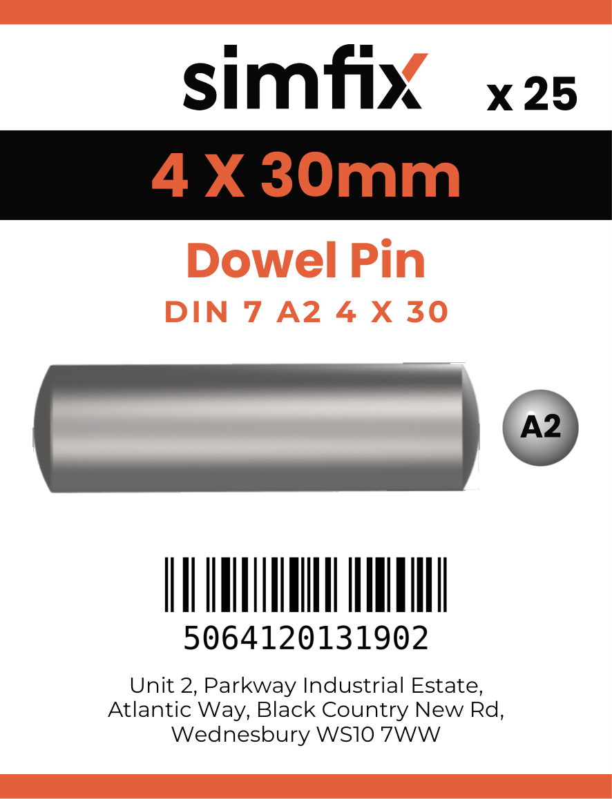 Simfix product label - 7A2604030-D