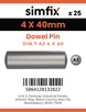 Simfix product label - 7A2604040-D