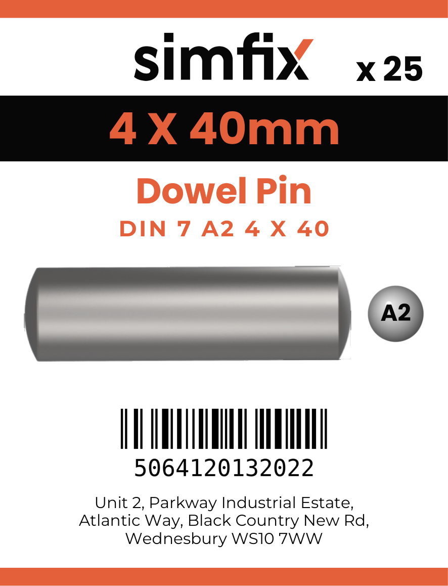 Simfix product label - 7A2604040-D
