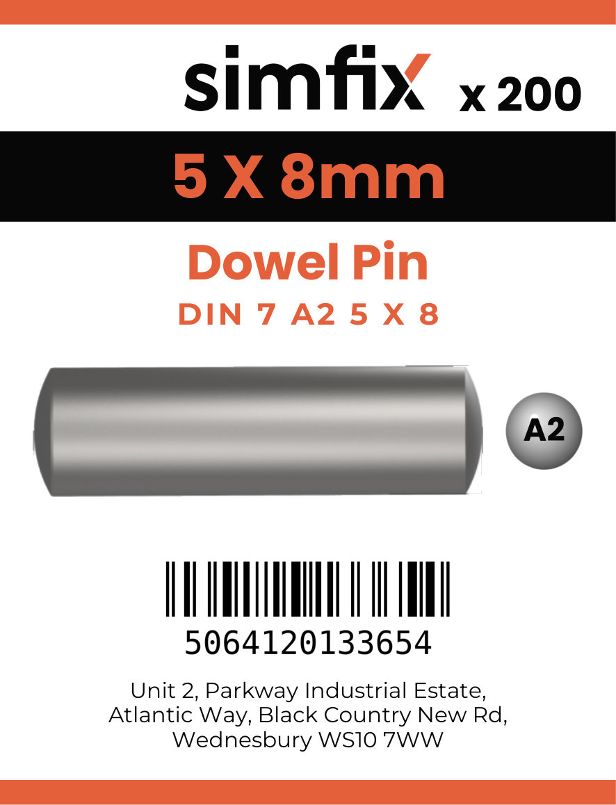 Simfix product label - 7A2605008-T