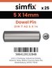 Simfix product label - 7A2605014-D