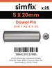 Simfix product label - 7A2605020-D