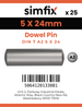 Simfix product label - 7A2605024-D