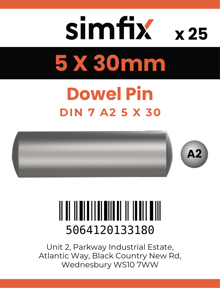 Simfix product label - 7A2605030-D