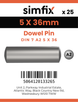 Simfix product label - 7A2605036-D