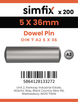 Simfix product label - 7A2605036-T