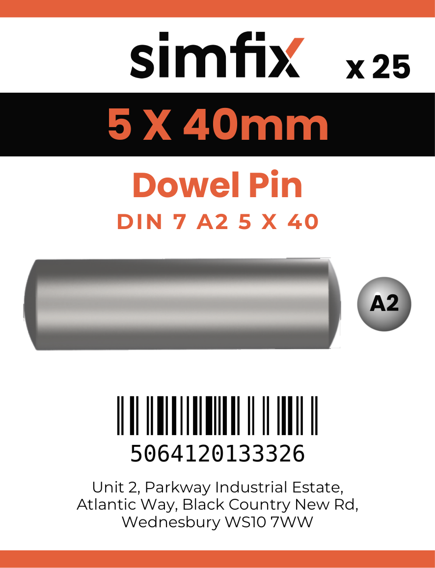 Simfix product label - 7A2605040-D
