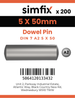 Simfix product label - 7A2605050-T