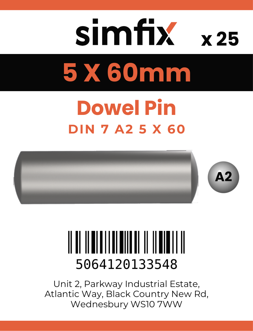 Simfix product label - 7A2605060-D