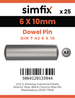 Simfix product label - 7A2606010-D