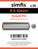 Simfix product label - 7A2606012-D