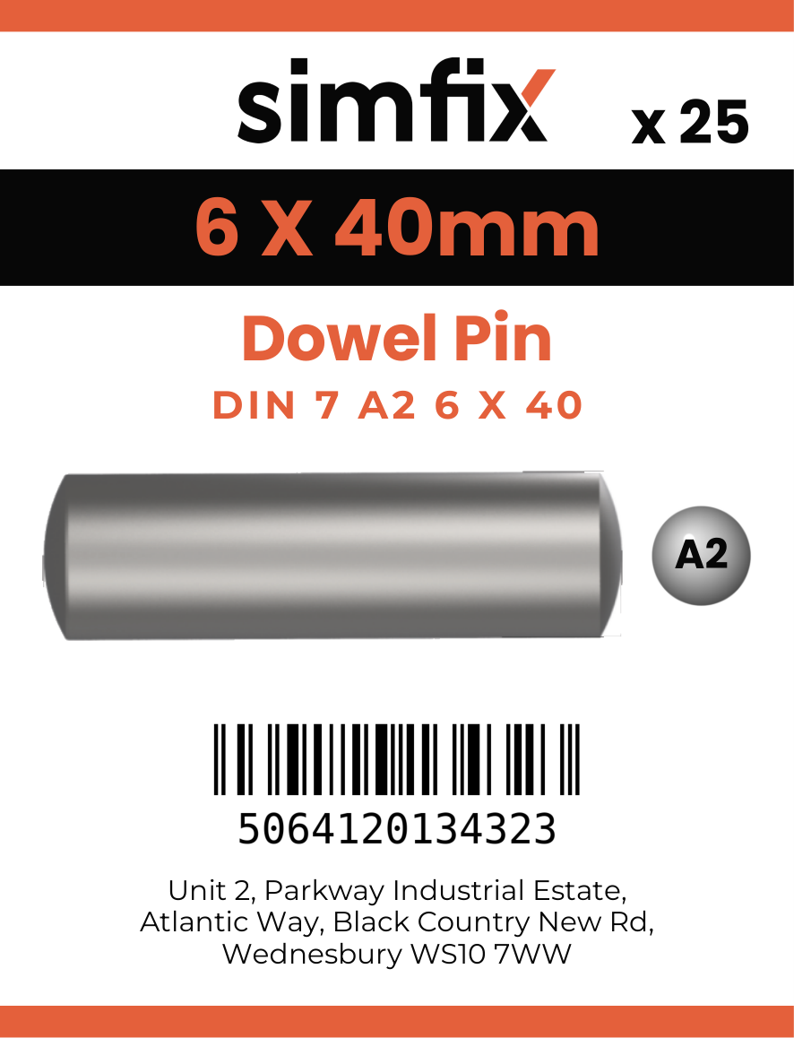 Simfix product label - 7A2606040-D