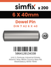 Simfix product label - 7A2606040-T
