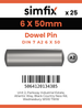 Simfix product label - 7A2606050-D