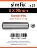 Simfix product label - 7A2606090-D