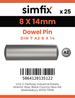 Simfix product label - 7A2608014-D
