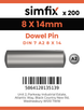 Simfix product label - 7A2608014-T