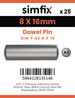 Simfix product label - 7A2608016-D