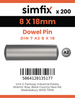 Simfix product label - 7A2608018-T