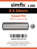 Simfix product label - 7A2608024-T