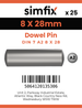 Simfix product label - 7A2608028-D