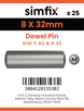 Simfix product label - 7A2608032-D