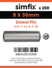 Simfix product label - 7A2608036-T