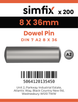 Simfix product label - 7A2608036-T