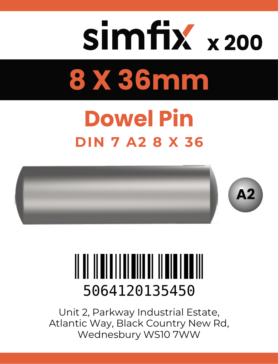 Simfix product label - 7A2608036-T