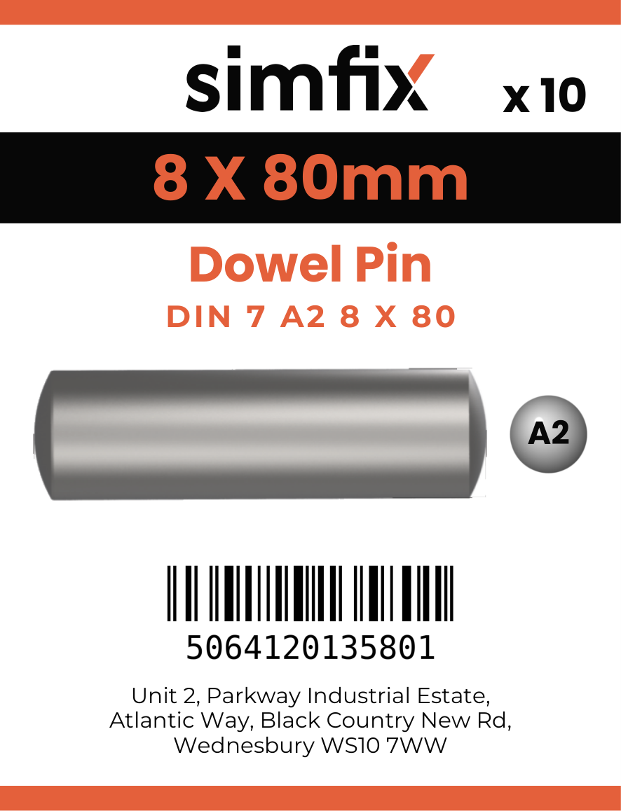 Simfix product label - 7A2608080-D