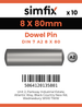 Simfix product label - 7A2608080-D