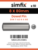 Simfix product label - 7A2608080-D