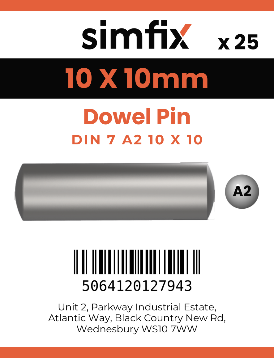 Simfix product label - 7A2610010-D