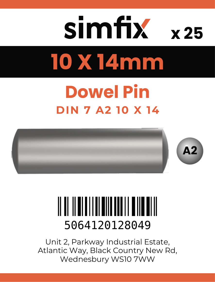 Simfix product label - 7A2610014-D